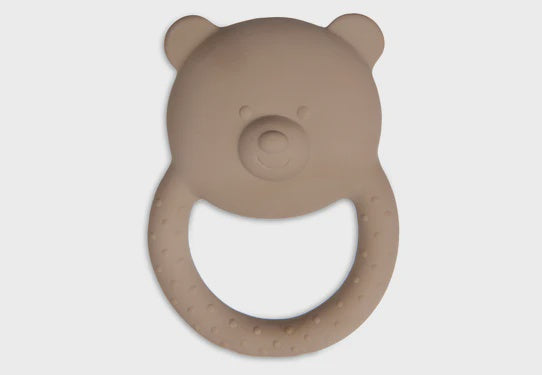 Teething Ring Teddy Bear - Biscuit