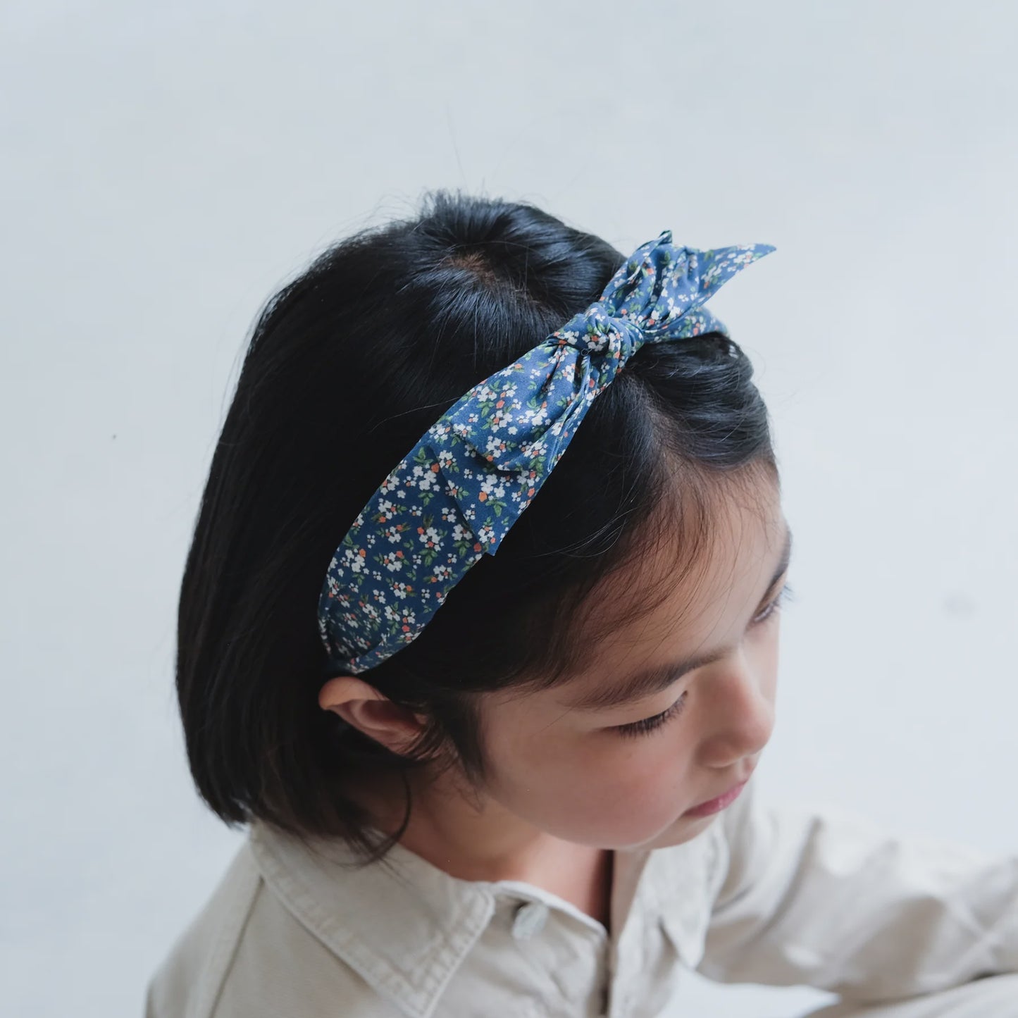 Floral Edie Bow Alice - Teal
