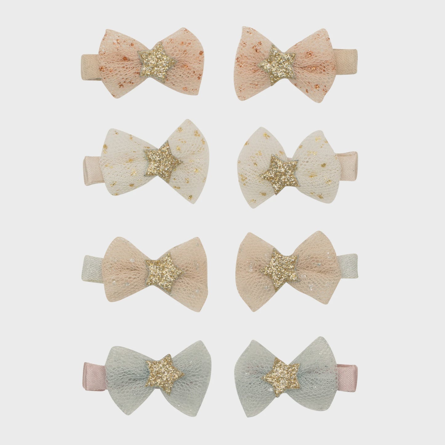 Tutu Bow Mini Clips