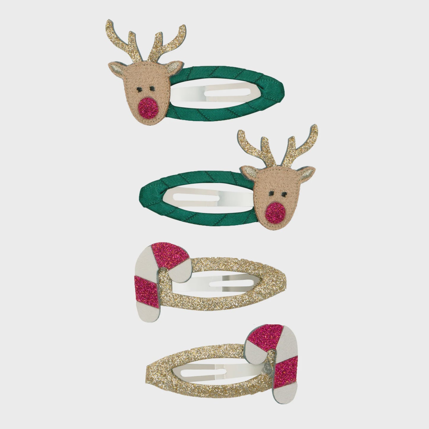 Rudolph & Candy Cane Clic Clacs