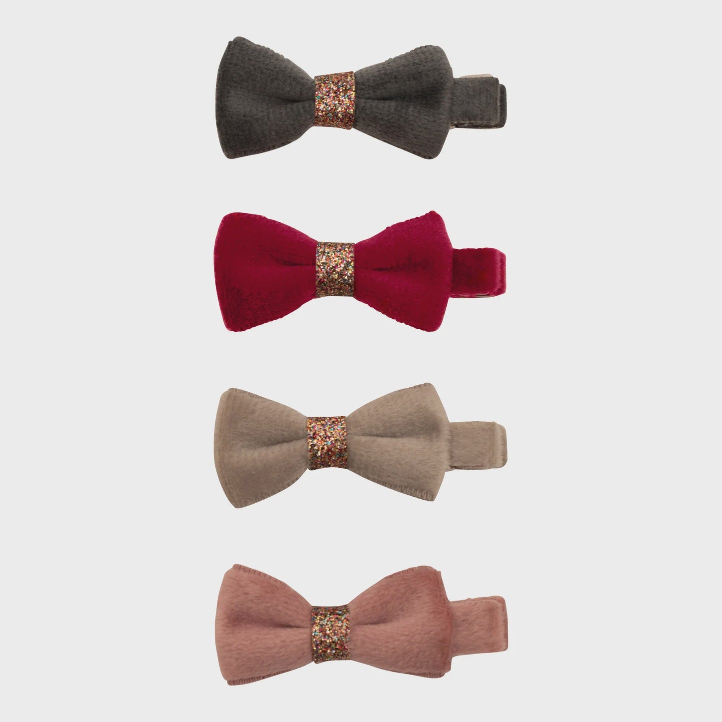 Christmas Velvet Bow Clips