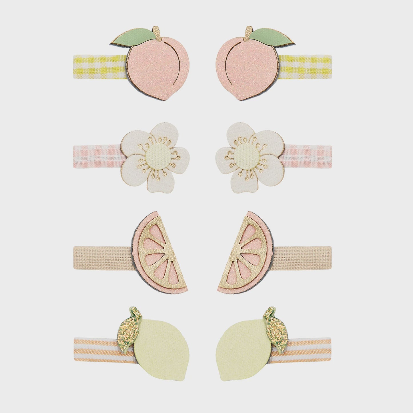 Peachy Citrus Mini Clips