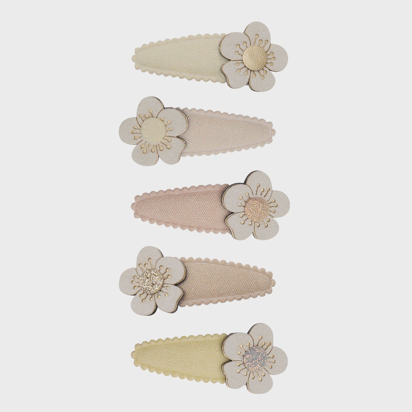 Blossom Mini Mabel Clips - Neutral