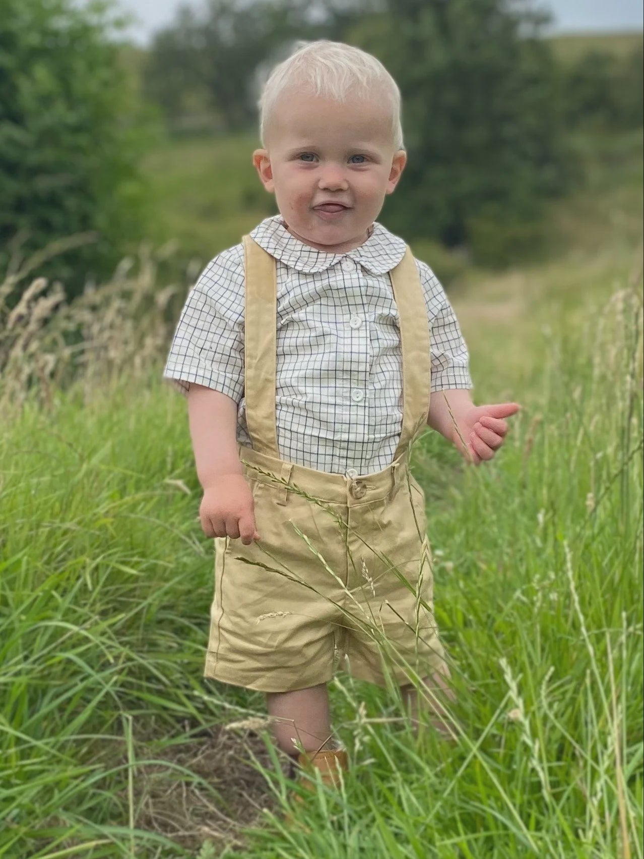 2 Piece Tattersall Set