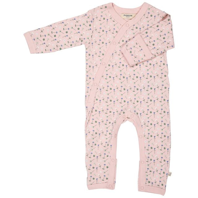 Kimono Romper - Flowers Pink