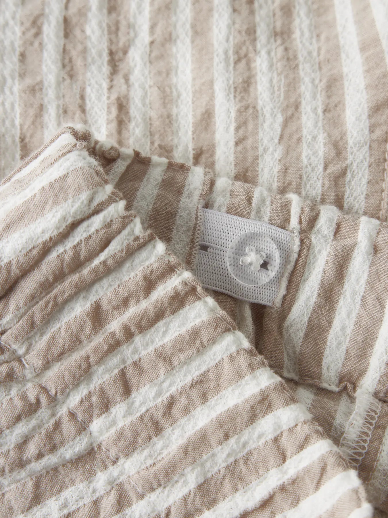 Organic Cotton Seersucker Shirt and Short Set