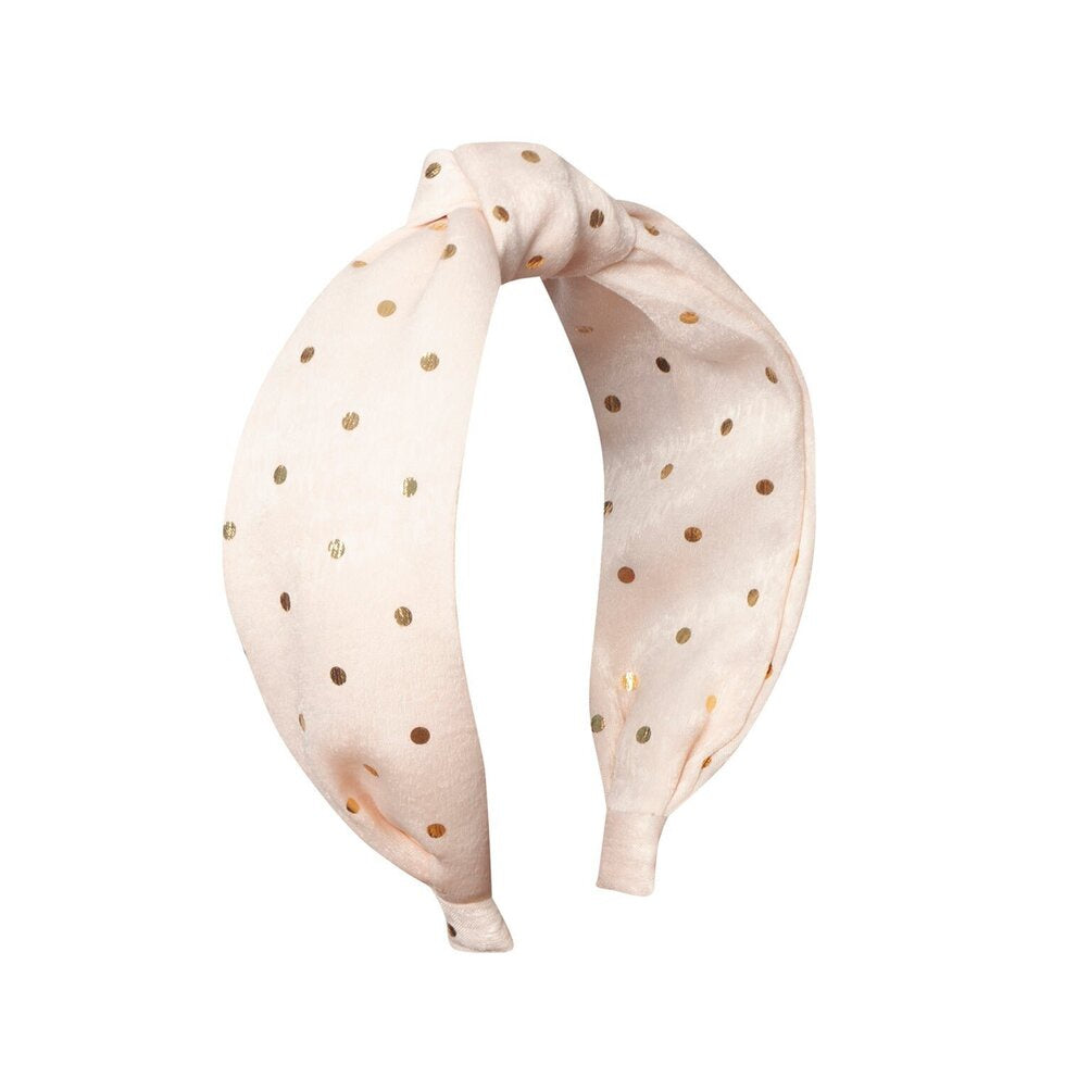 Gold Spotty Headband - Neutral