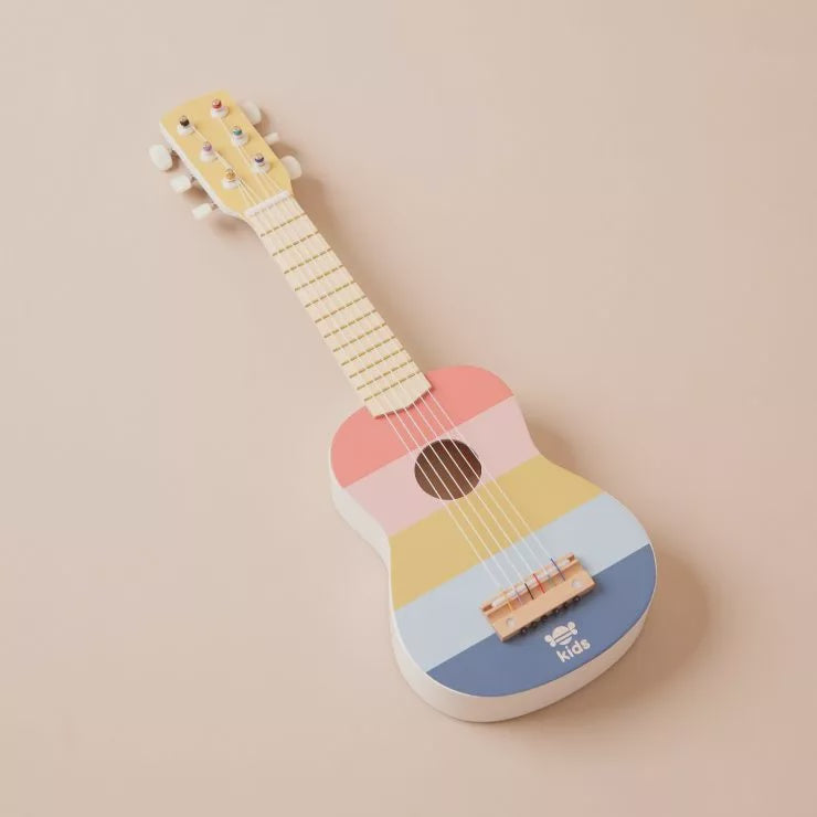 Stripe Wooden Guitar Toy