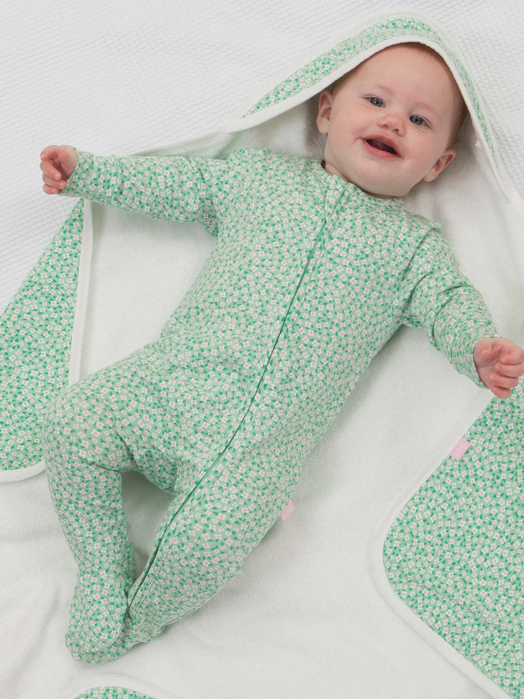 Dinky Ditsy Sleepsuit (GOTS)