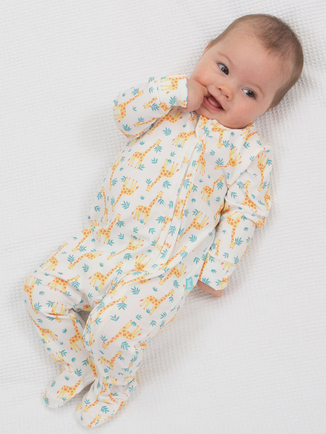 Hello Giraffe Sleepsuit (GOTS)