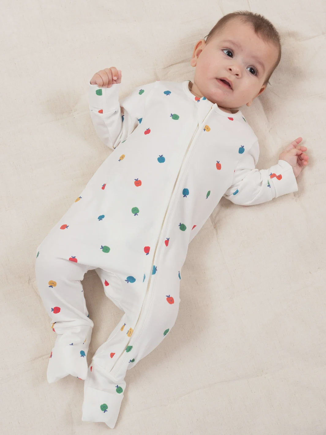 Apple a Day Sleepsuit (GOTS)