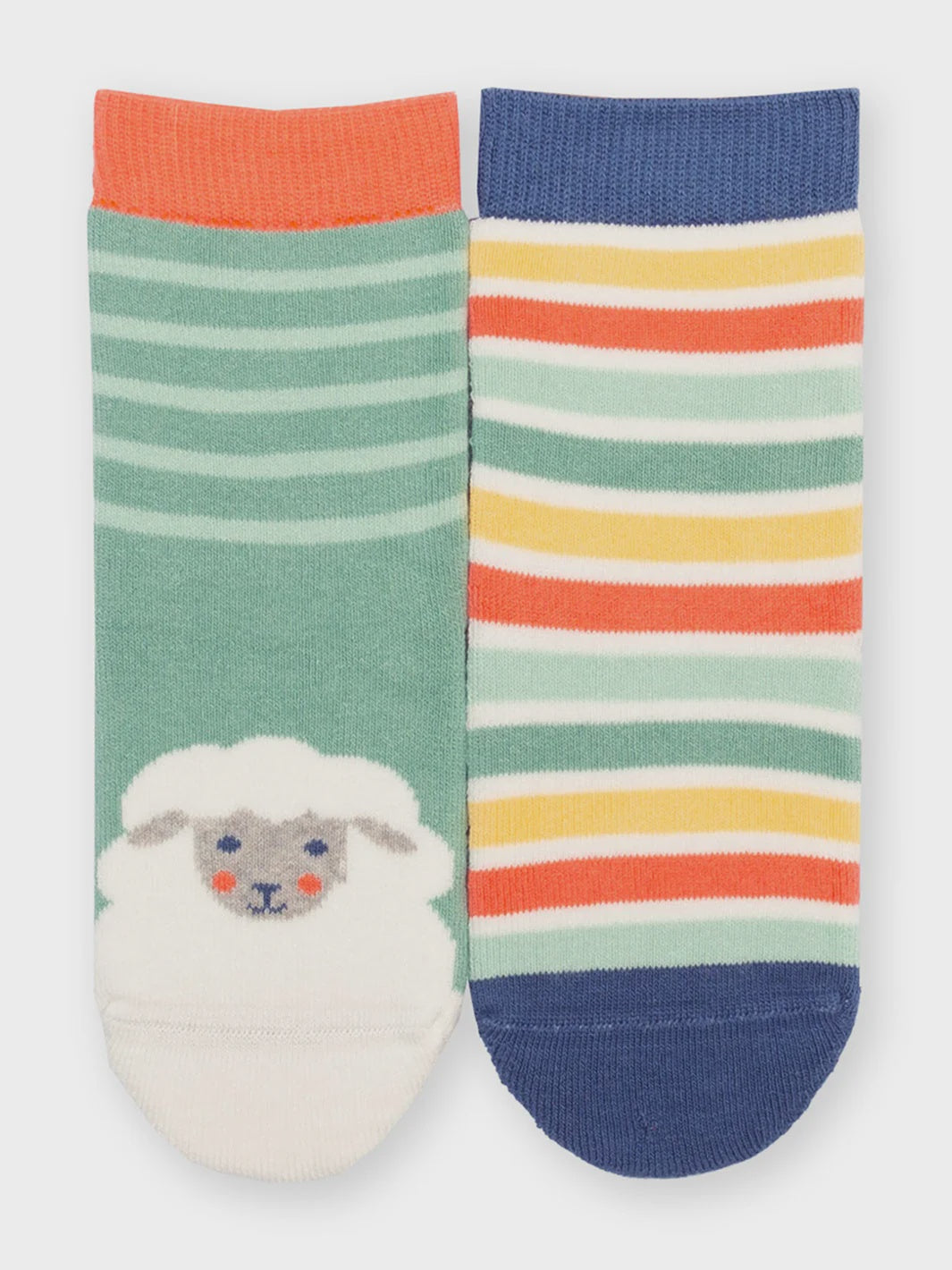 Baa Baa Grippy Socks- Sage Green
