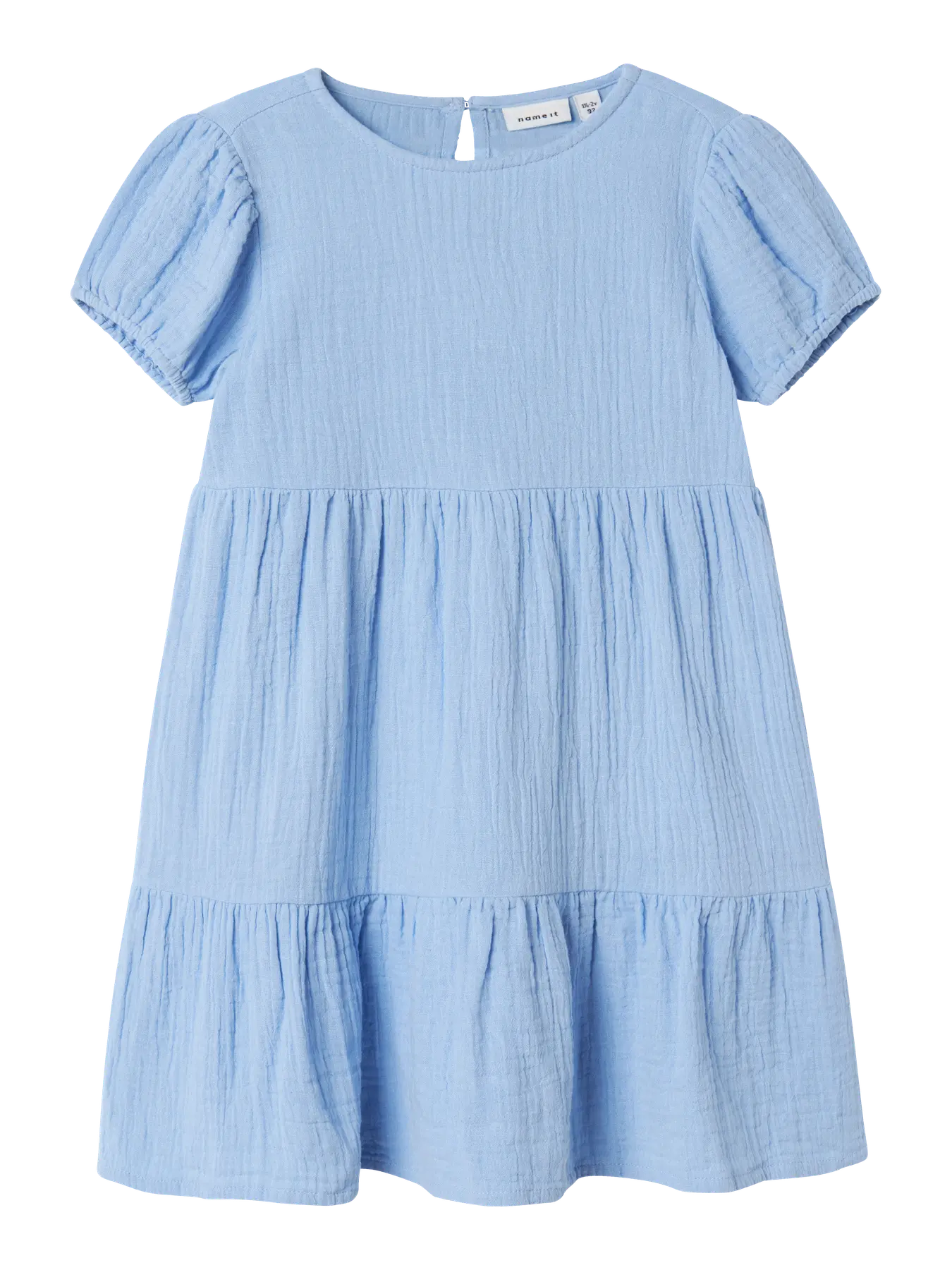 Summer Cotton Dress - Serenity Blue