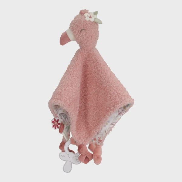 Cuddle Cloth - Flamingo - Safari Friends