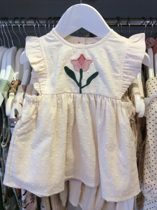 Flower Dress - Cream