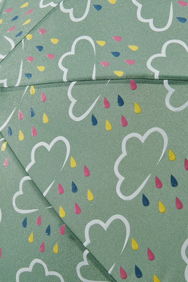 Colour Revealing Umbrella - Olive Green