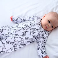 Hare Print Sleepsuit