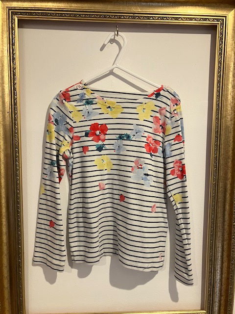 Pre-Loved Joules Flower Top - 7Y