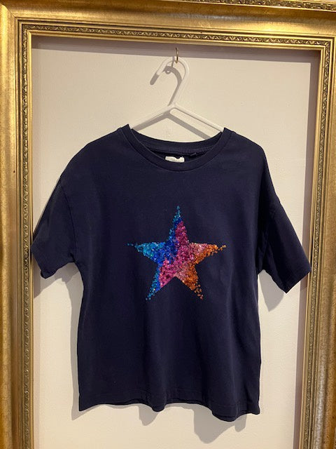 Pre-loved Next Star T-Shirt Blue 7y
