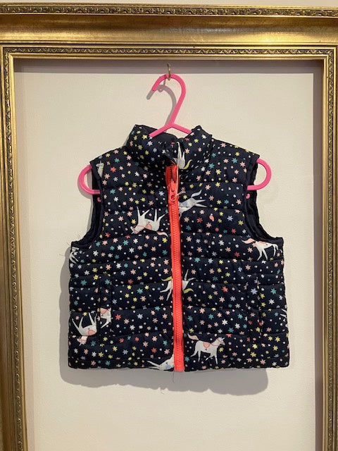 Pre-loved Joules Pony Padded Gilet 3y
