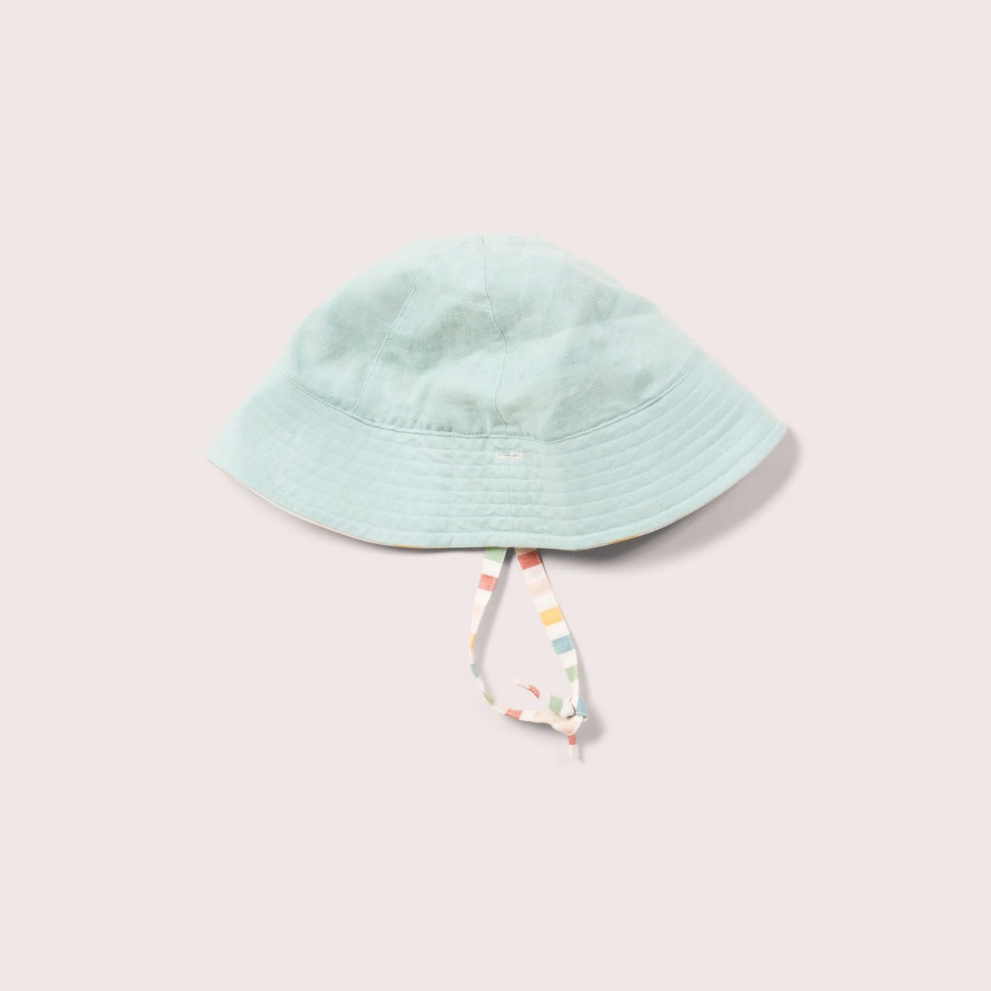 Rainbow Striped Reversible Sun Hat