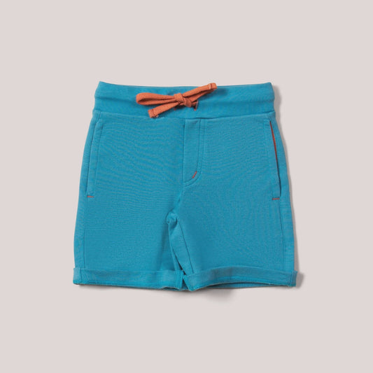 Blue Marl Comfy Jogger Shorts