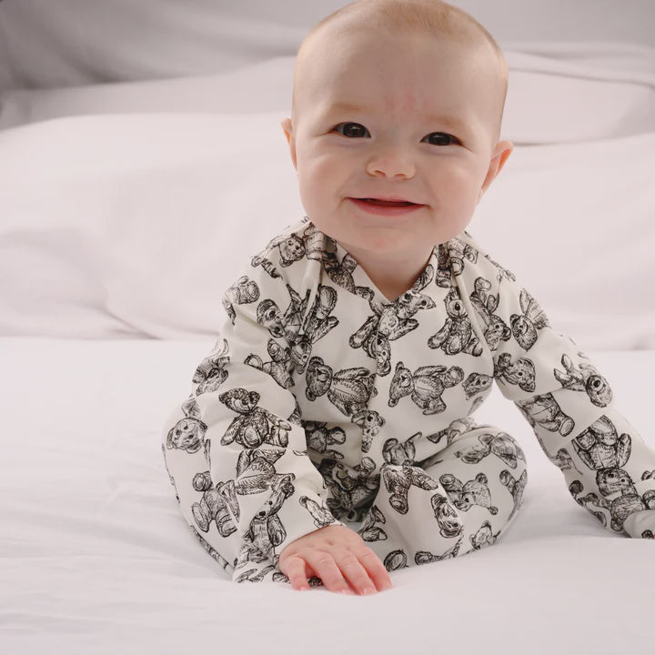 Teddy Bear Cotton Sleepsuit