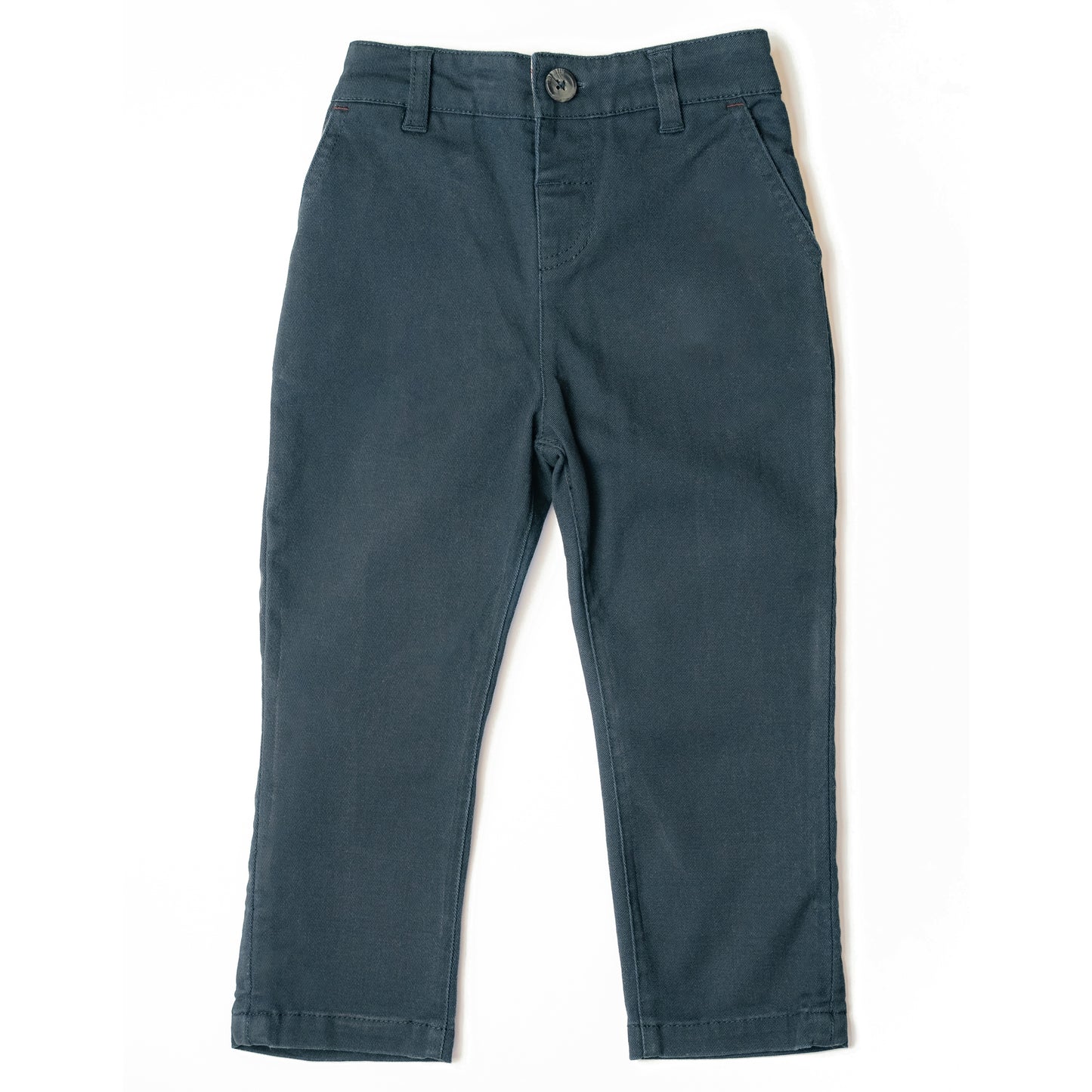 Chino Trousers - Navy with Burgundy Trim