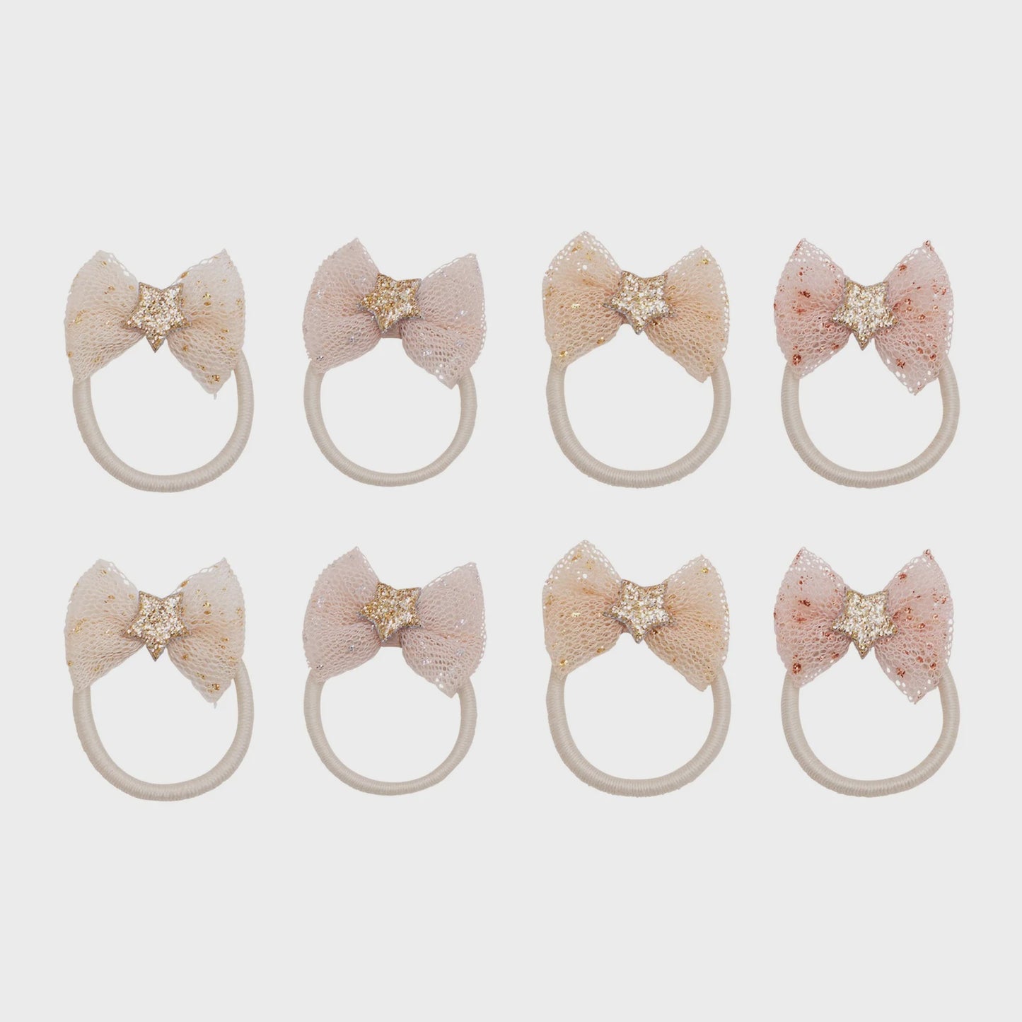 Tutu Bow Mini Ties - Neutral