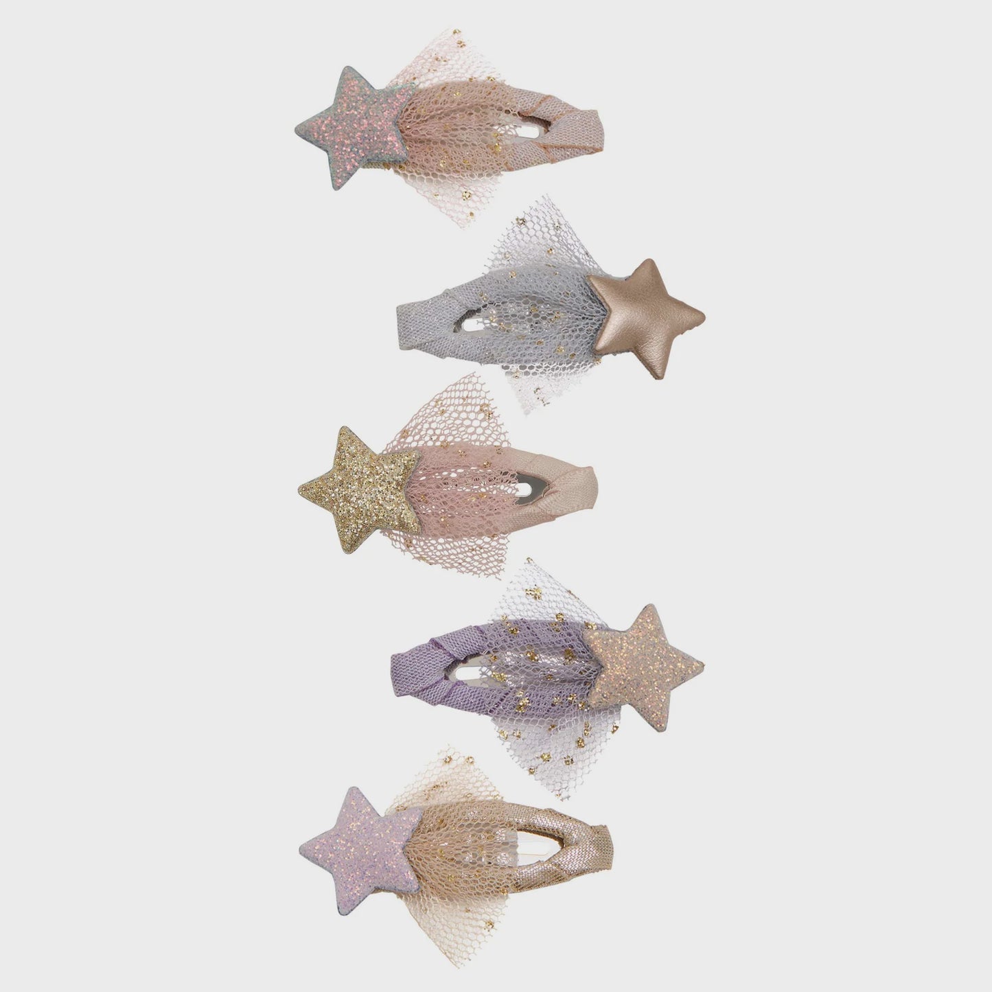 Tutu Star Mini Clips - Pastels
