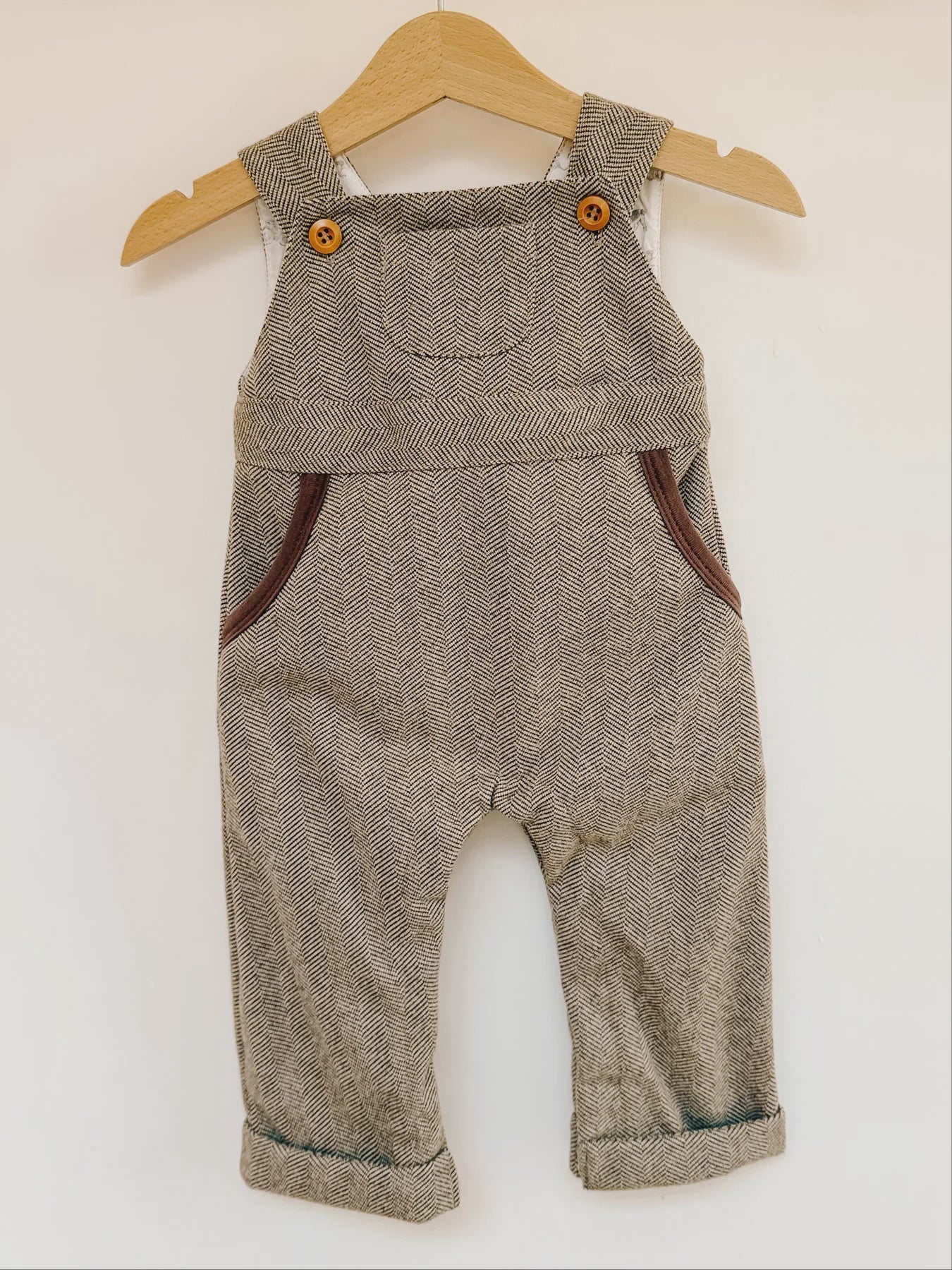 Tweed Dungarees