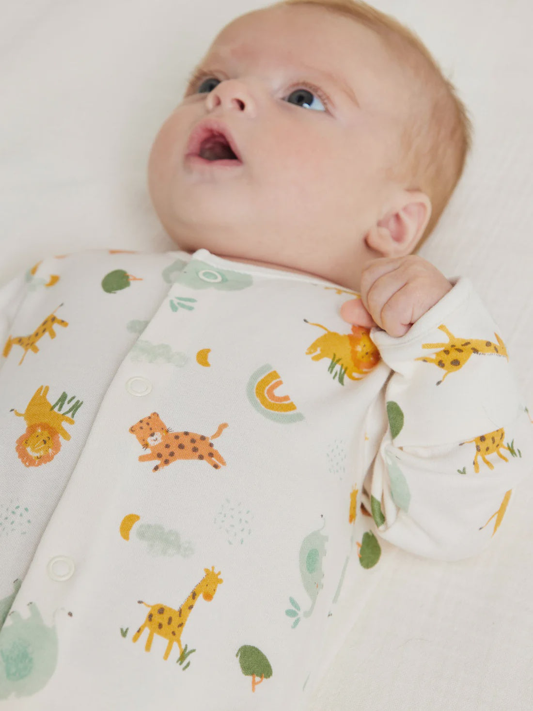 Animal Printed Sleepsuits 2 pack