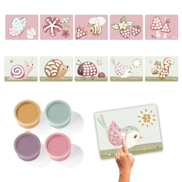 Finger Paint Set - Fairy Garden Pink
