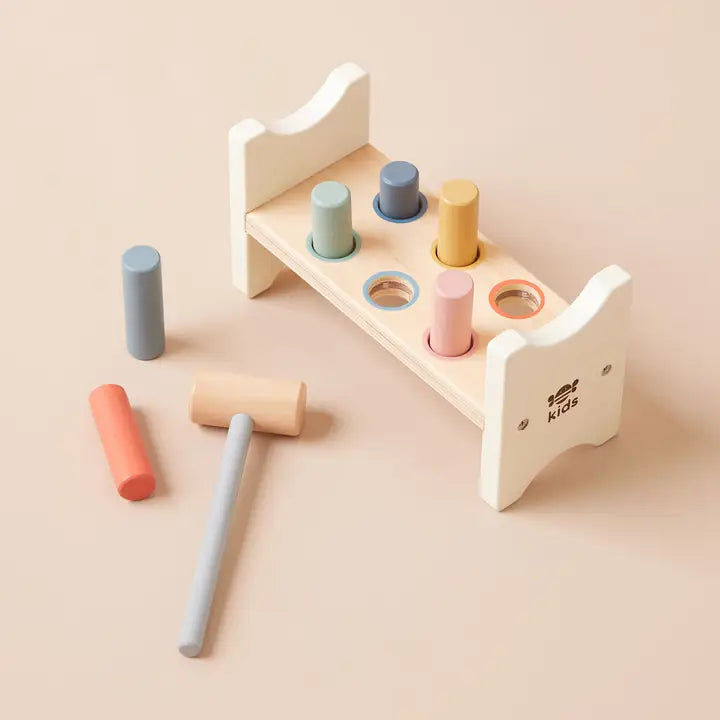 Wooden Hammer Bench Toy