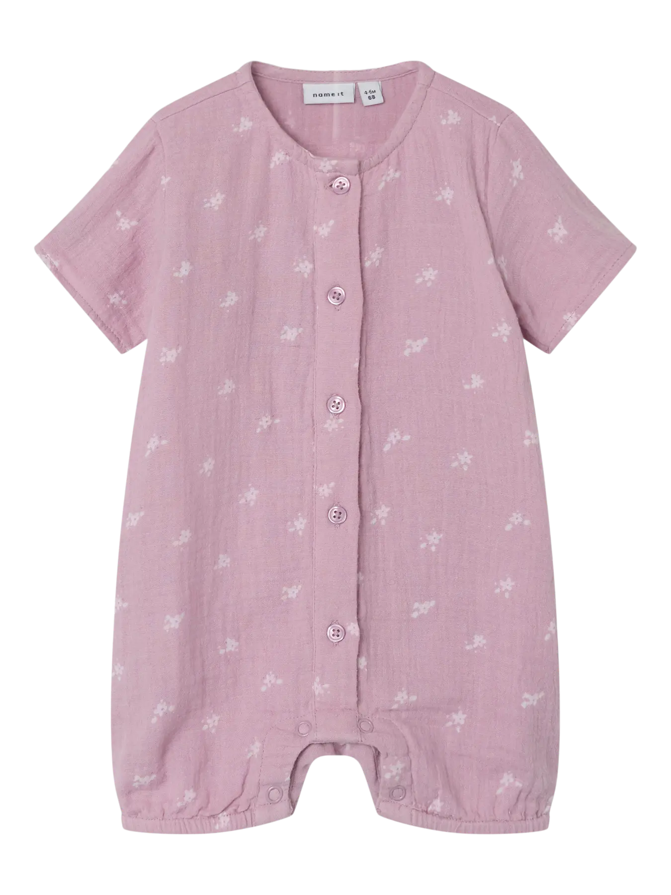 Mauve Shadows Shortie Romper