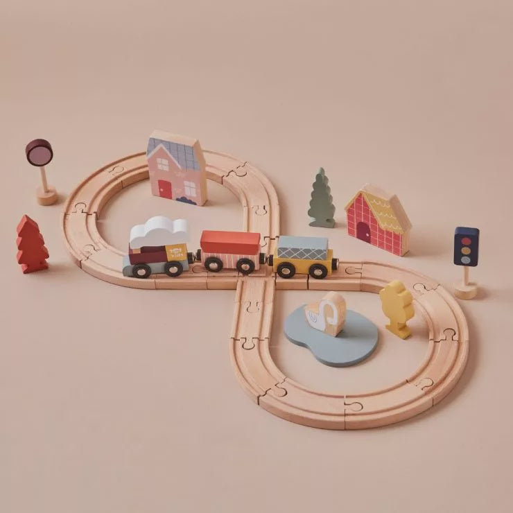 Wooden Kids Train Set (FSC)