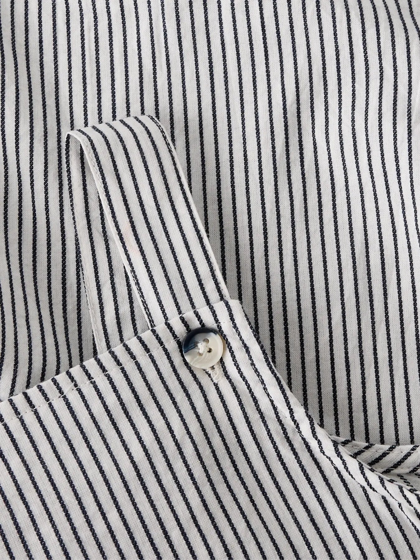 Striped Dungarees - Organic Cotton