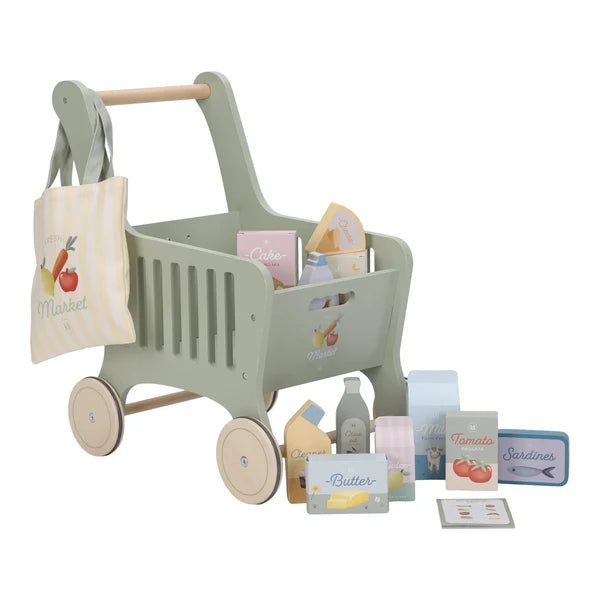 Wooden Shopping Trolley (FSC)