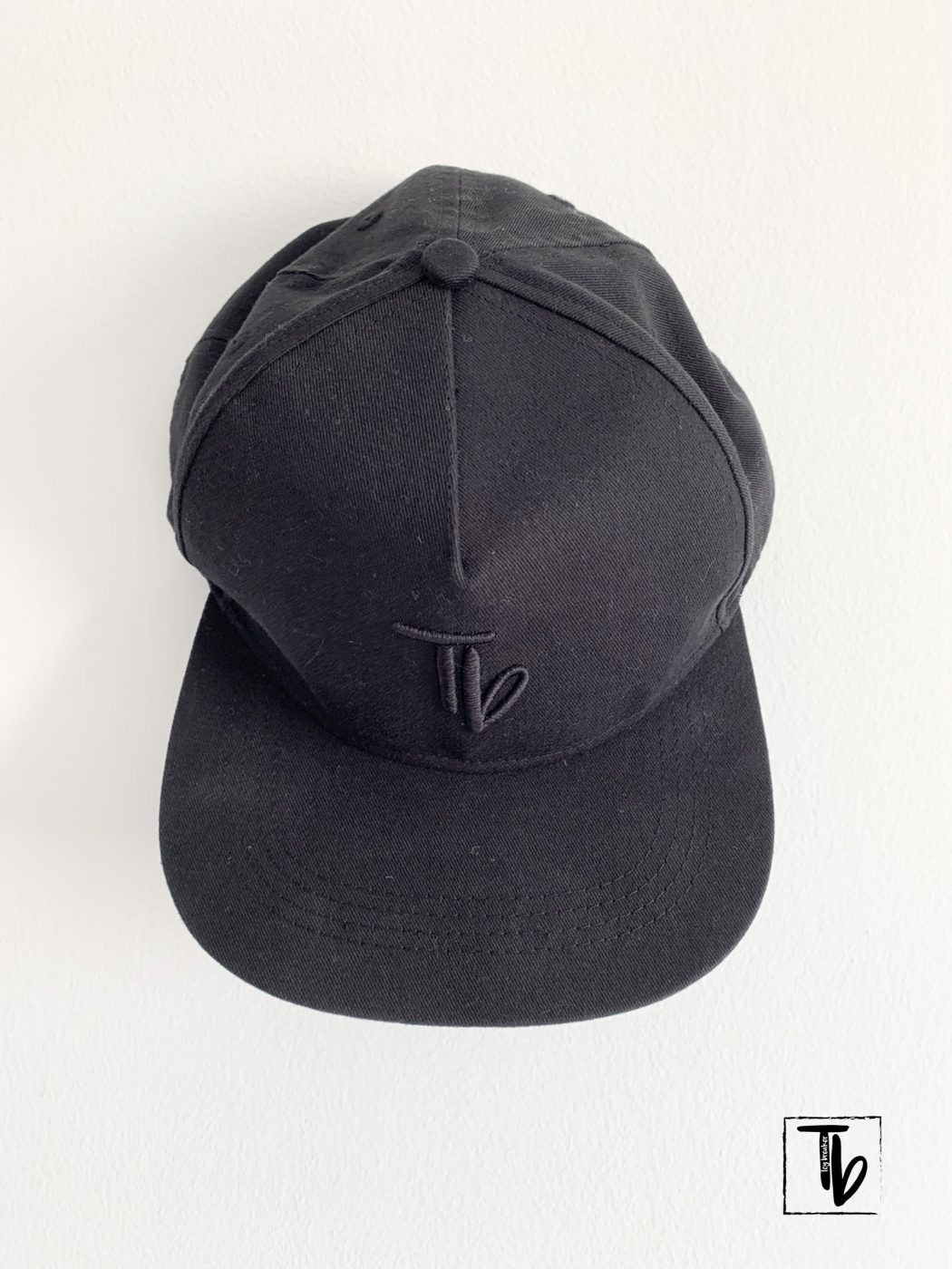 Black Snap Back Cap
