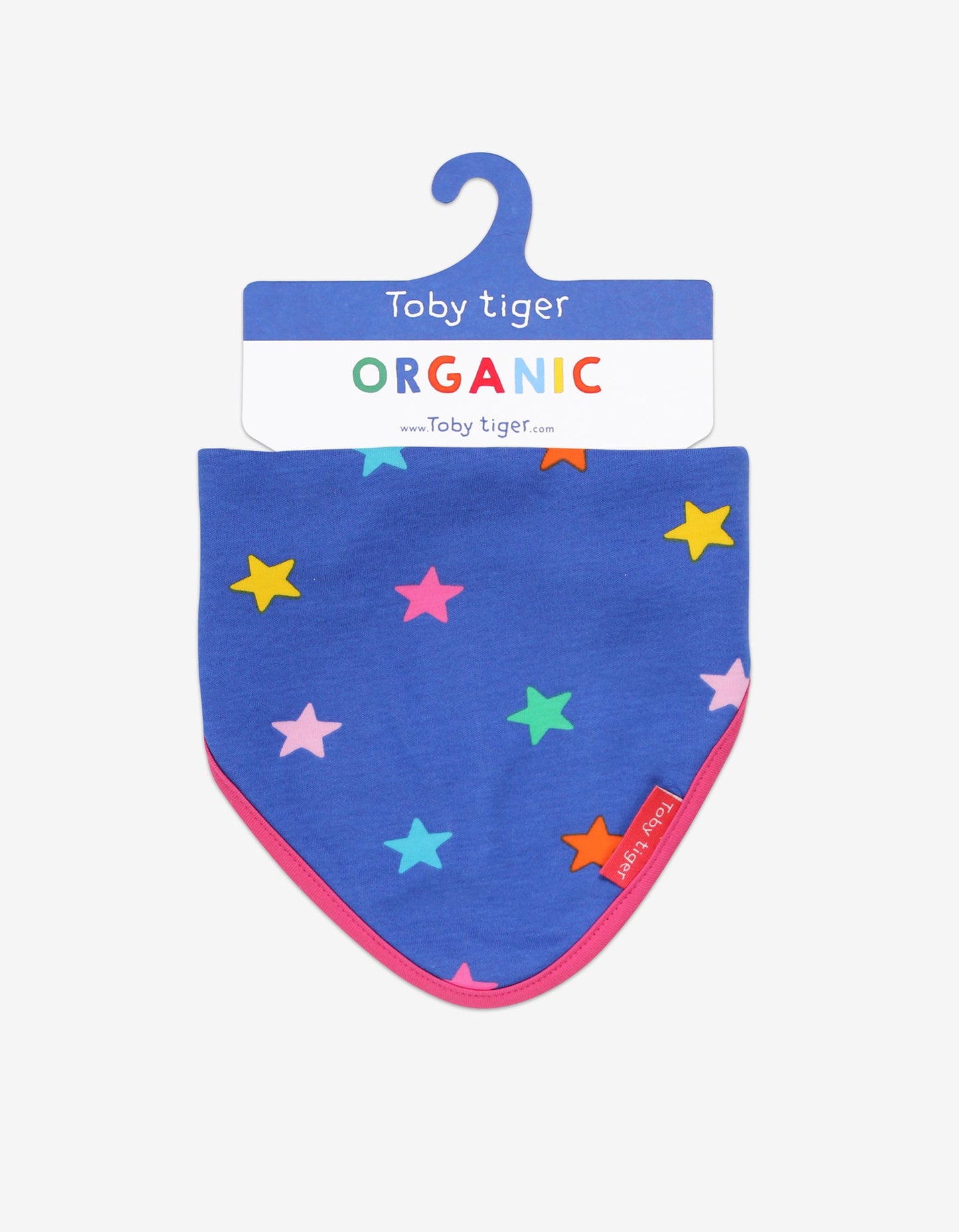 Organic Multi Star Print Dribble Bib