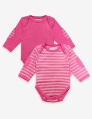 Organic Pink Stripe 2-Pack Body