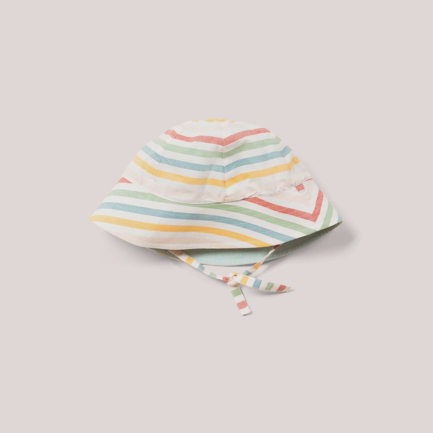 Rainbow Striped Reversible Sun Hat