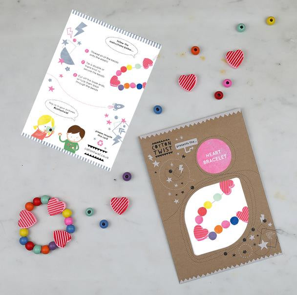 Make your own heart bracelet