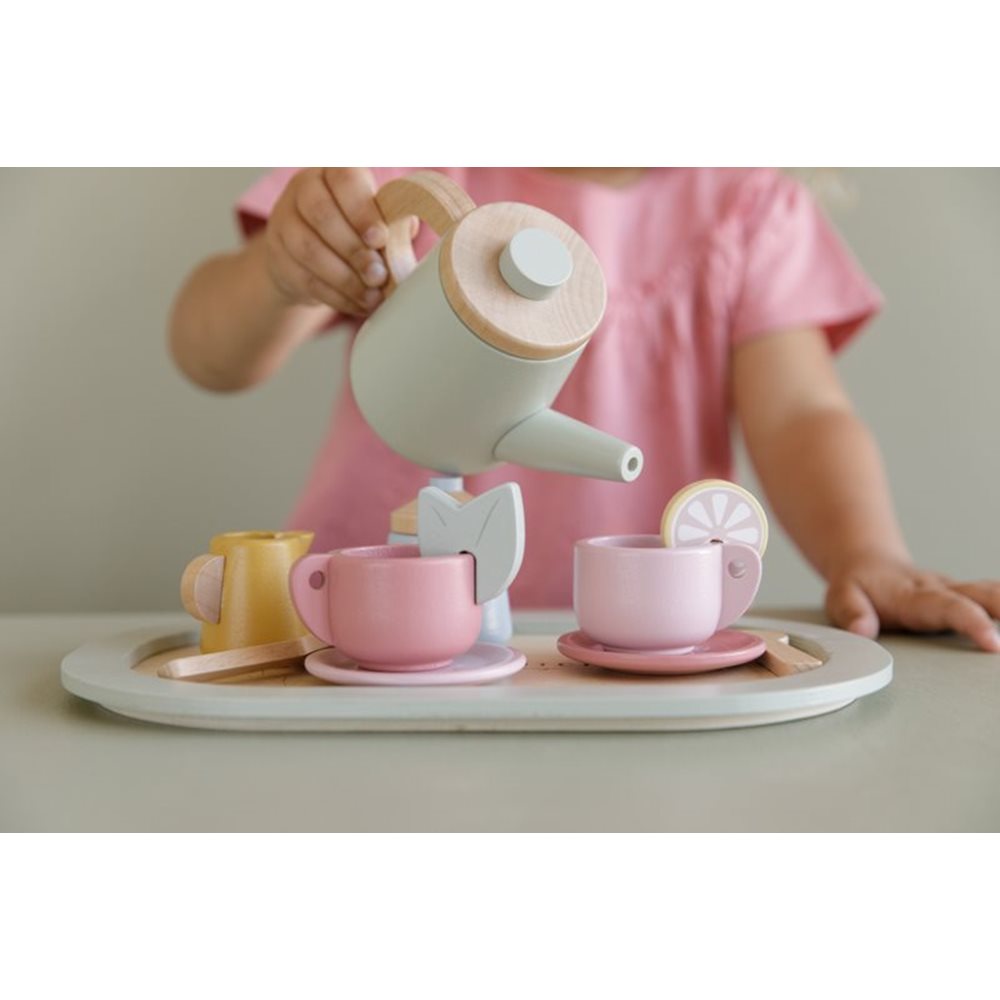 Wooden Tea Set