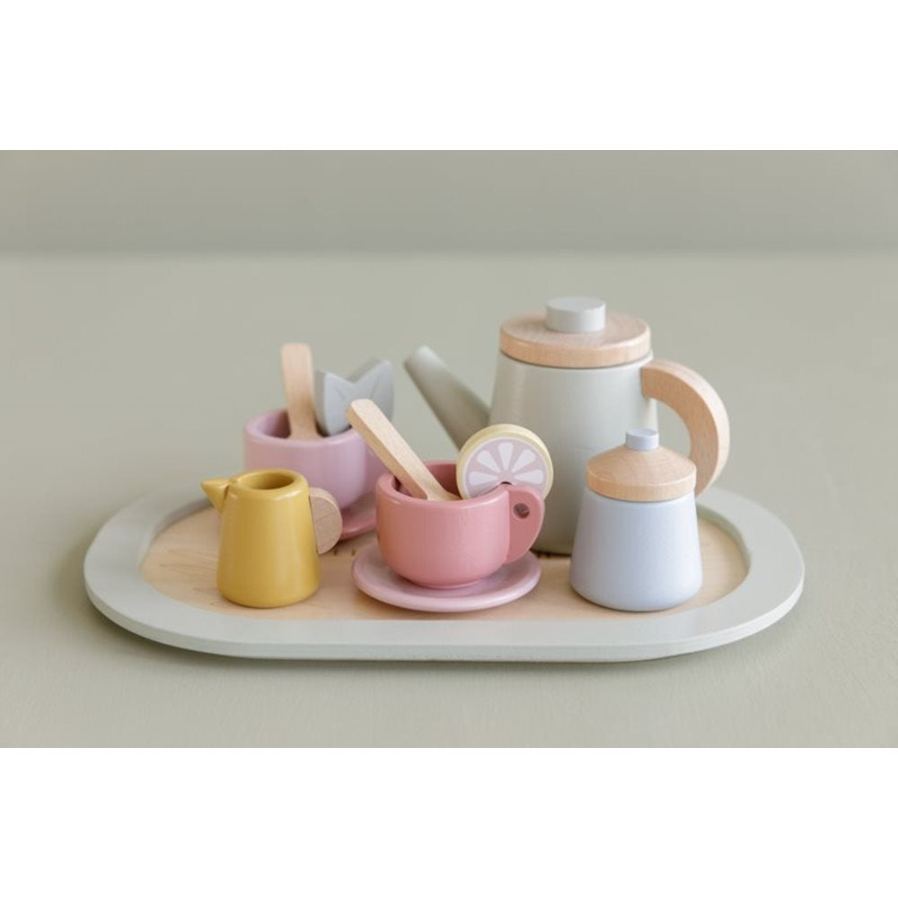 Wooden Tea Set