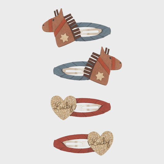Lucky Horse Clip Set
