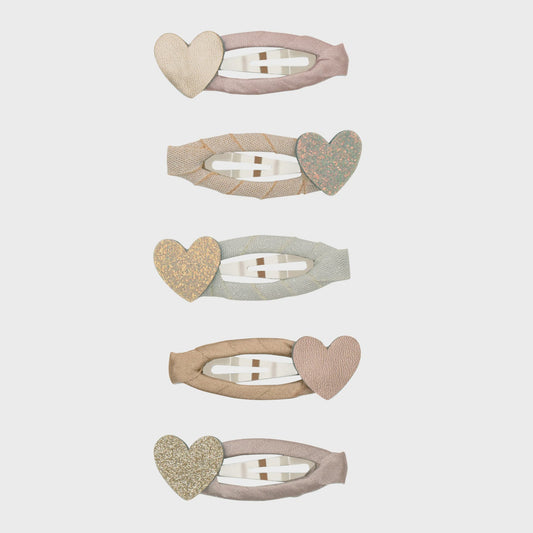 Heart Mini Clic Clacs - Shimmer