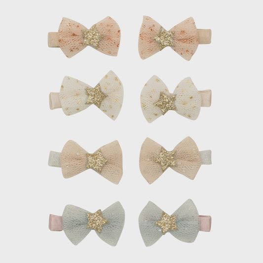 Tutu Bow Mini Clips