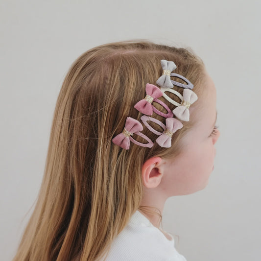 Tinkerbell Velvet Bow Mini Clic Clacs