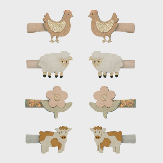 Farm Animal Mini Clips